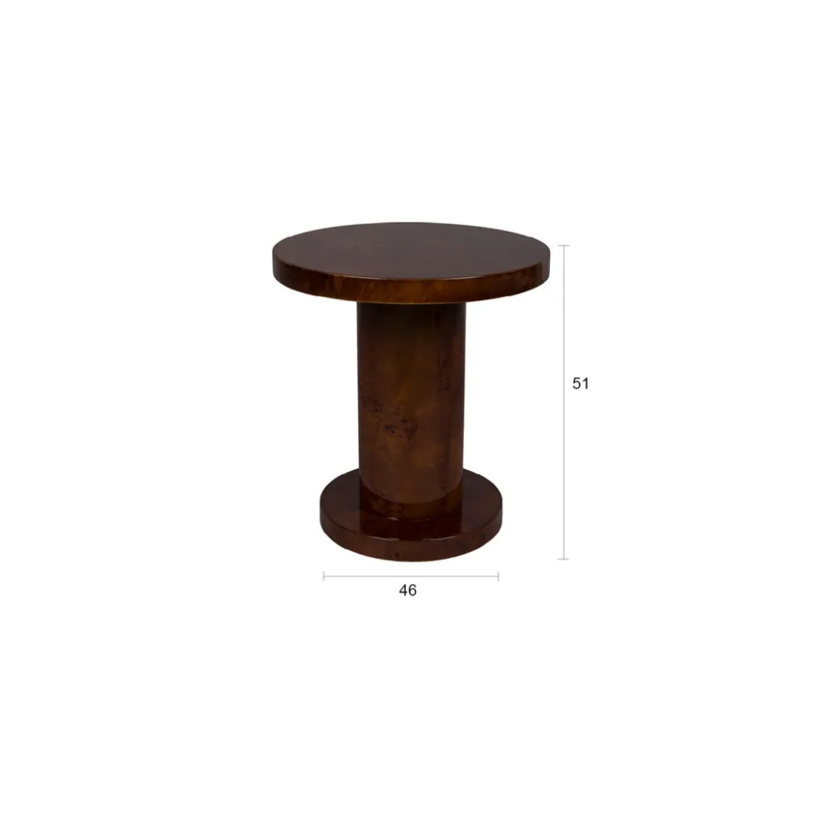 Table d'appoint Quinn - Walnut