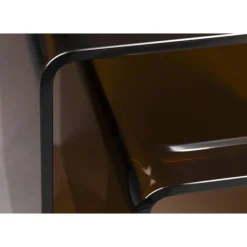 Table d'appoint Vetro Set de 2 - Brown