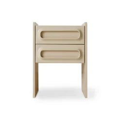 Table de Nuit Space - 45 x 375 x 63 cm - Crème