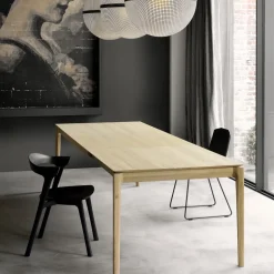 Table à rallonge Bok en chêne - L 160/240 cm