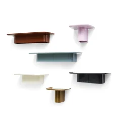 Étagère murale Korpus - l 35 x p 29 x h 21,5 cm - Brique Rouge