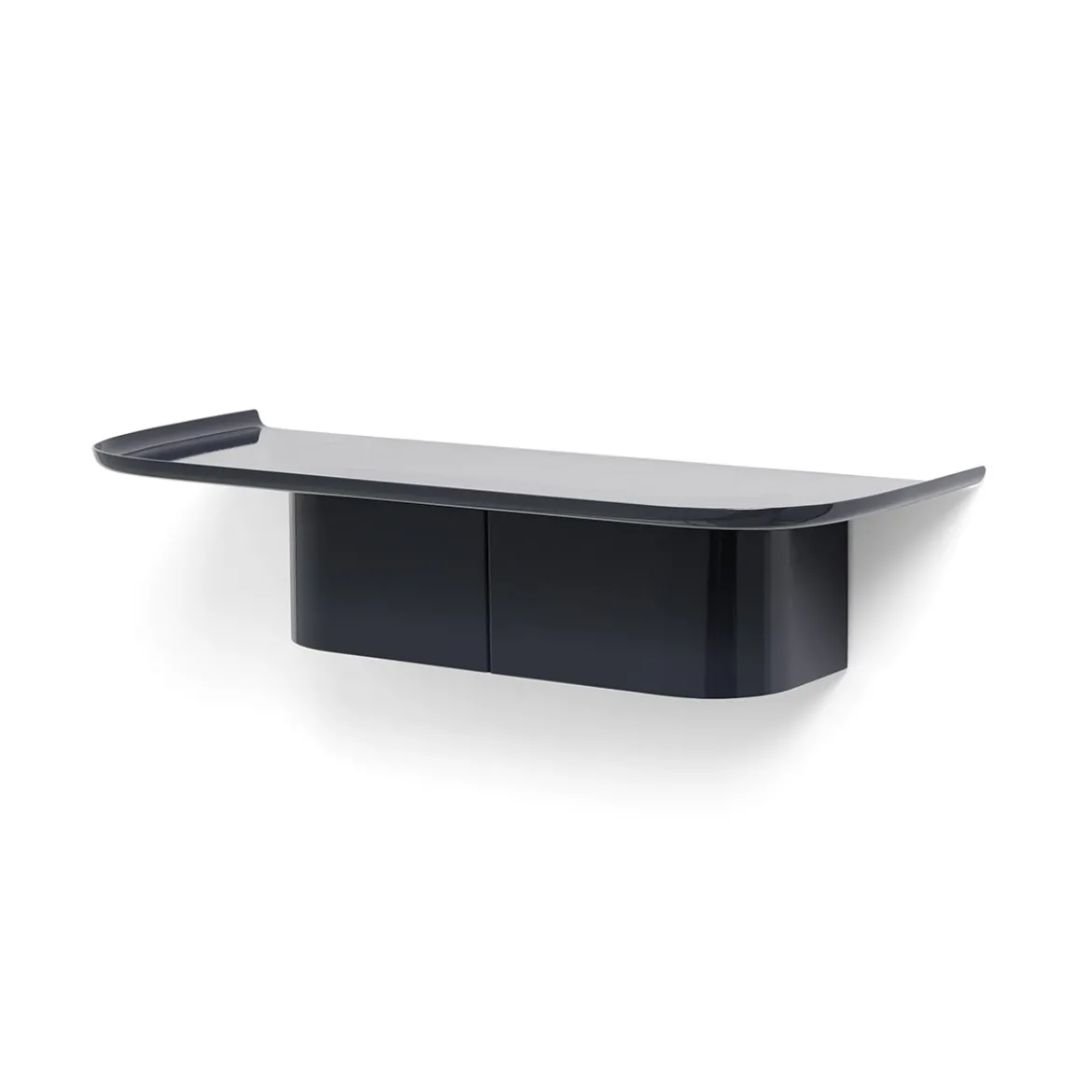 Étagère murale Korpus - l 60 x p 25 x h 14 cm - Bleu Nuit