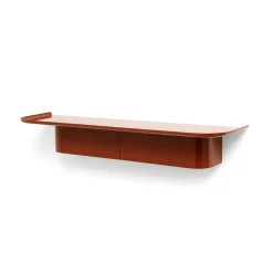 Étagère murale Korpus - l 90 x p 25 x h 14 cm - Rouge brique