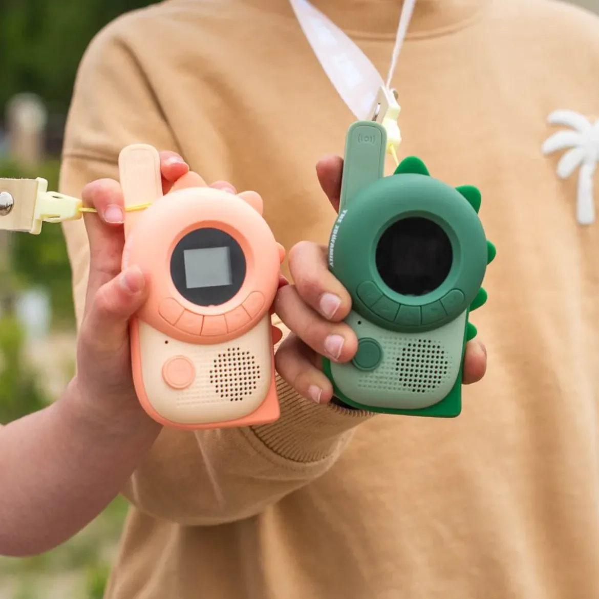 Talkie Walkie Zoo - Duo Dino Rose x Dino Vert