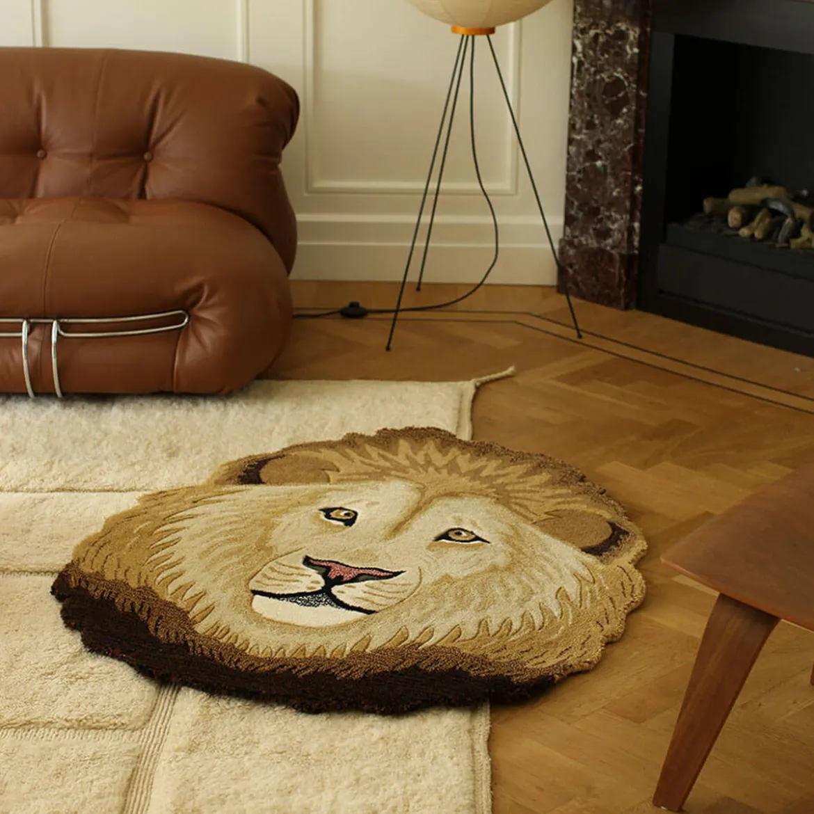 Tapis Ari Tête de Lion