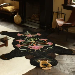 Tapis Blooming Black Bear XL