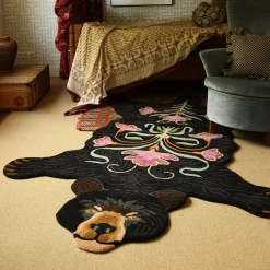 Tapis Blooming Black Bear XL