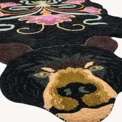 Tapis Blooming Black Bear XL