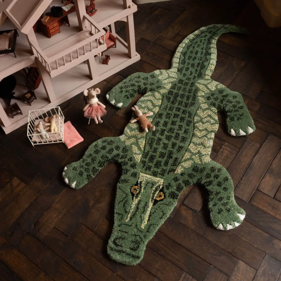 Tapis Coolio Crocodile Small
