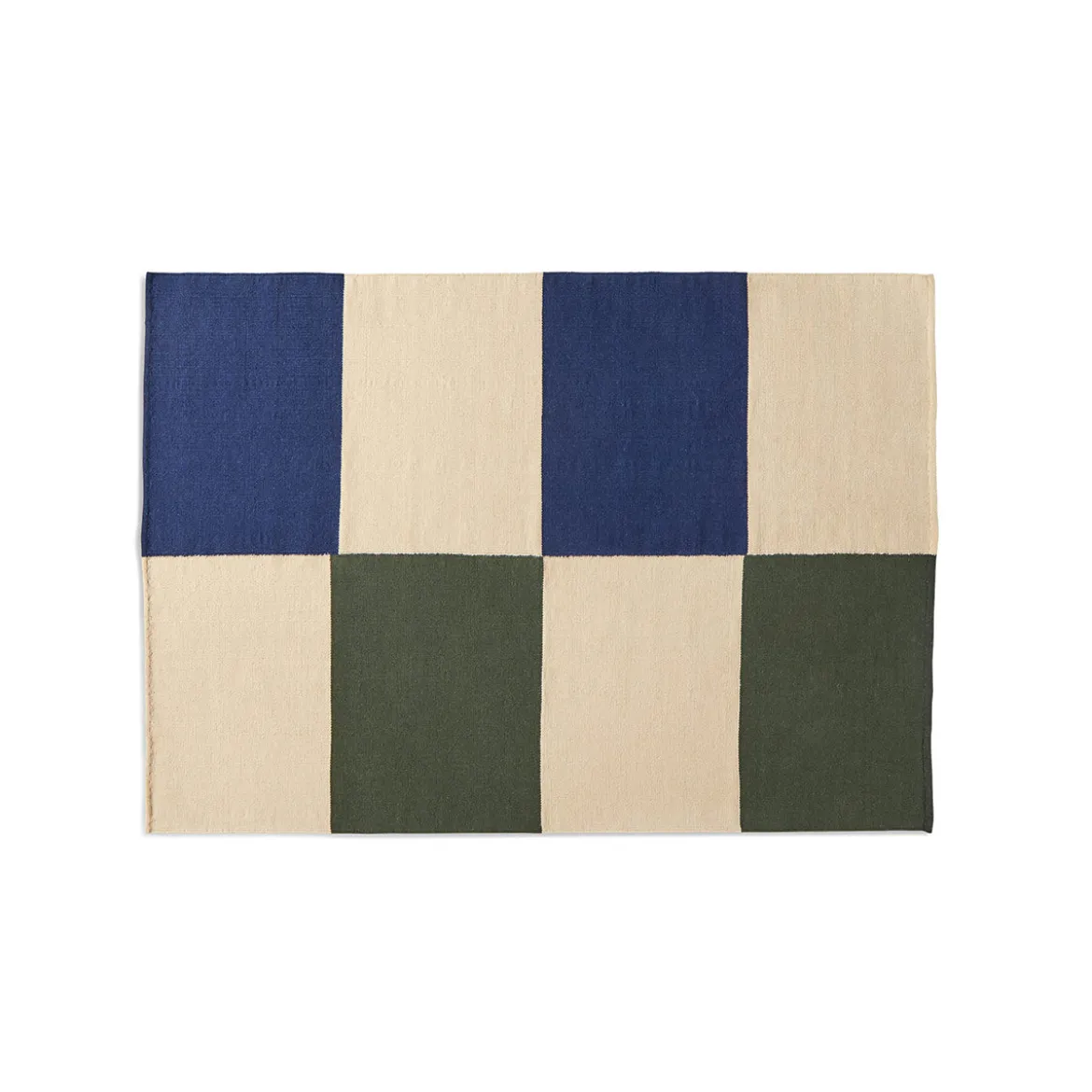 Tapis Ethan Cook Flat Works - 170 x 240 cm - Carreaux Vert Pêche