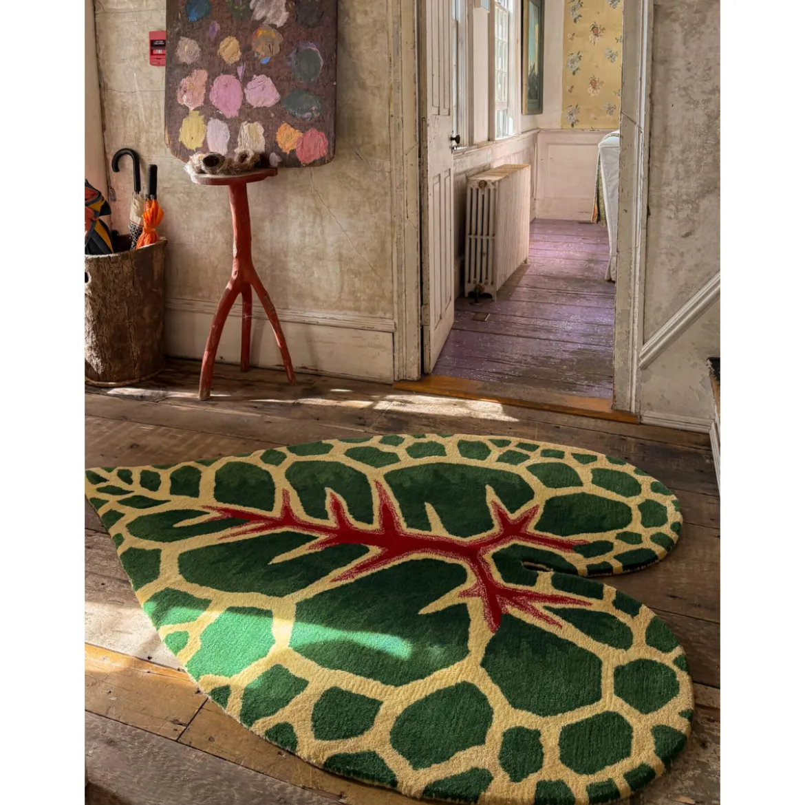 Tapis John Derian - Tapis Feuille de Croton