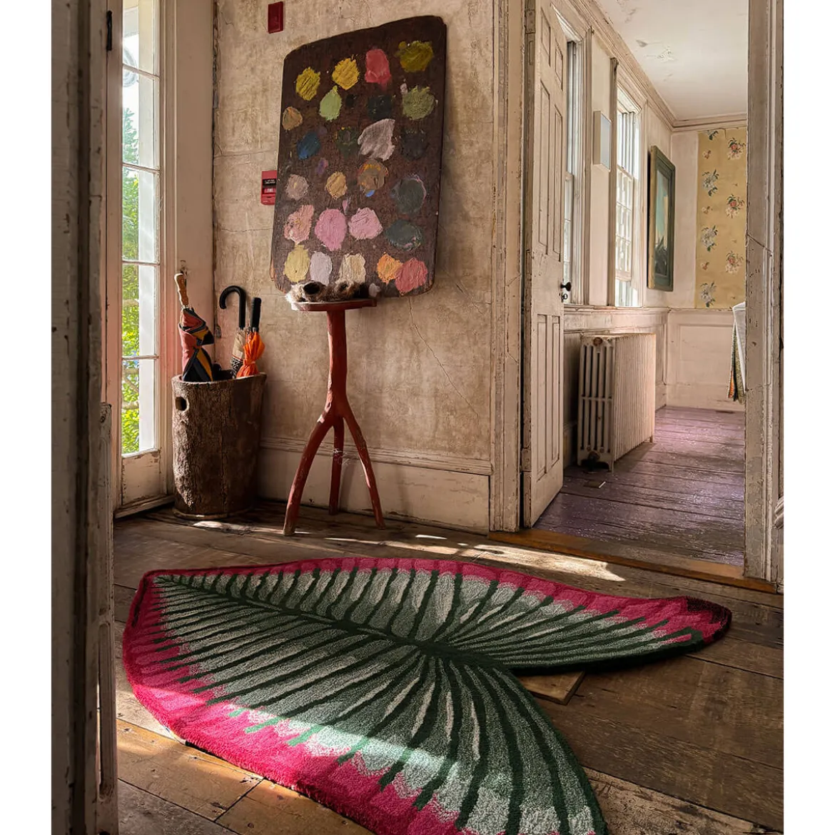 Tapis John Derian - Tapis Feuille d’Alocasia