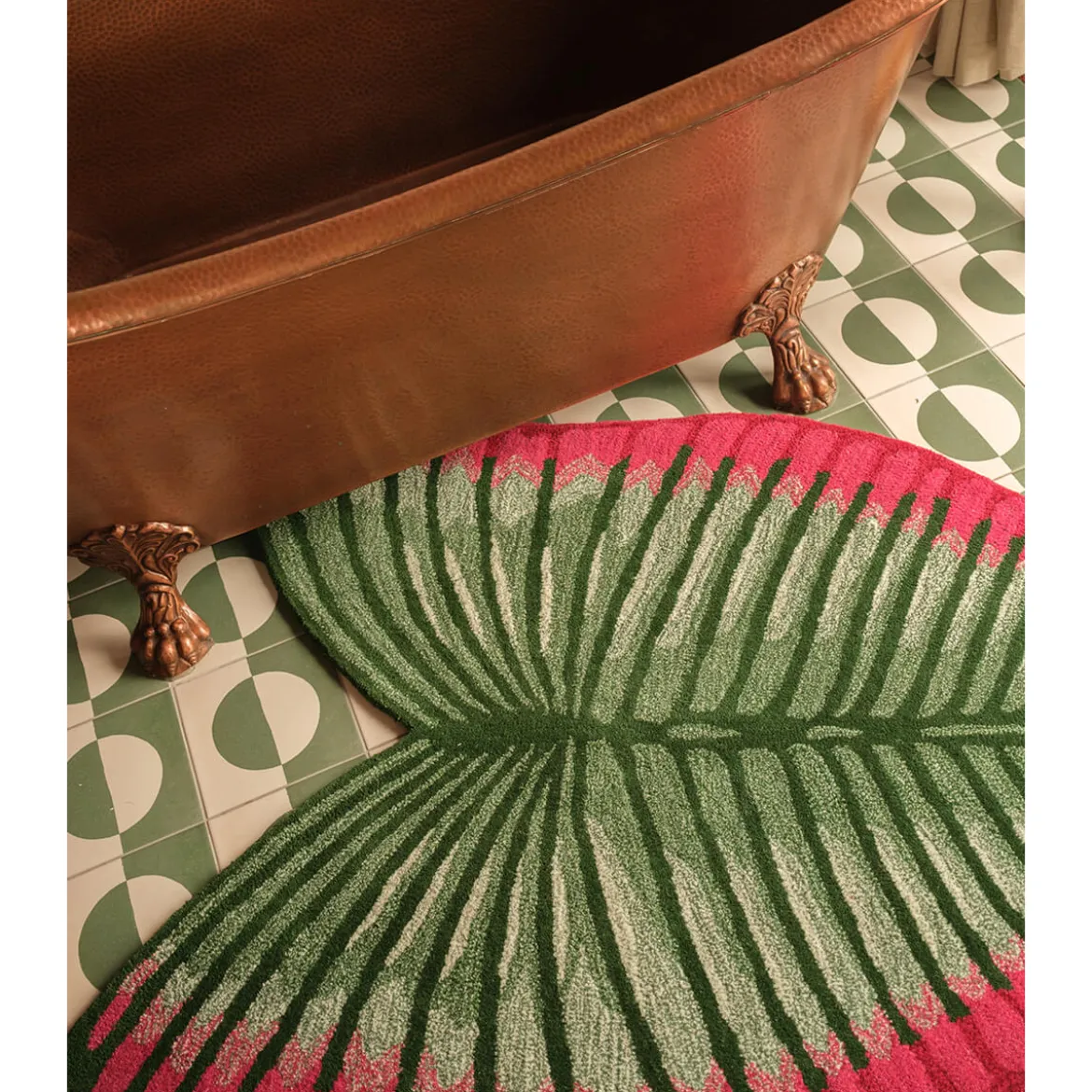 Tapis John Derian - Tapis Feuille d’Alocasia