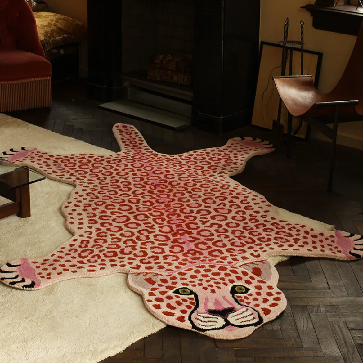 Tapis Pinky Leopard