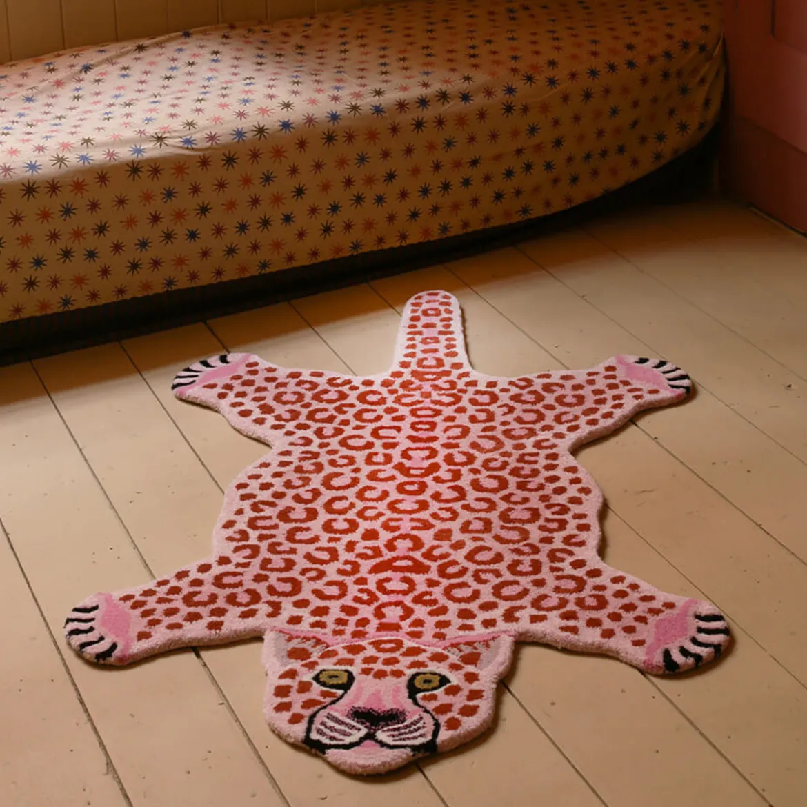 Tapis Pinky Leopard