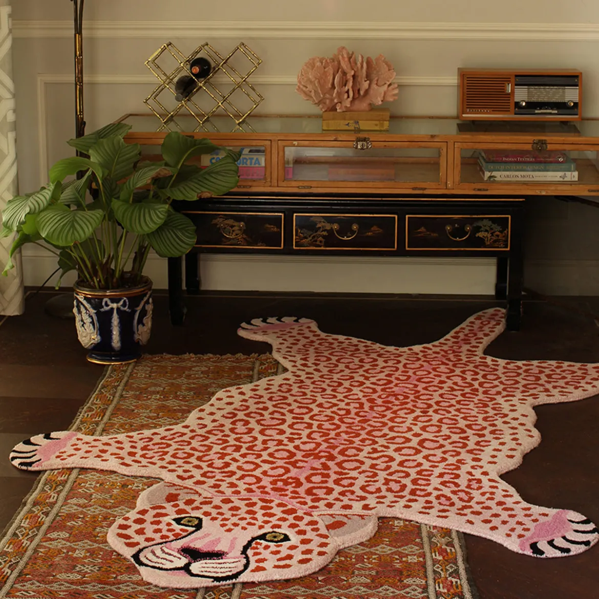 Tapis Pinky Leopard