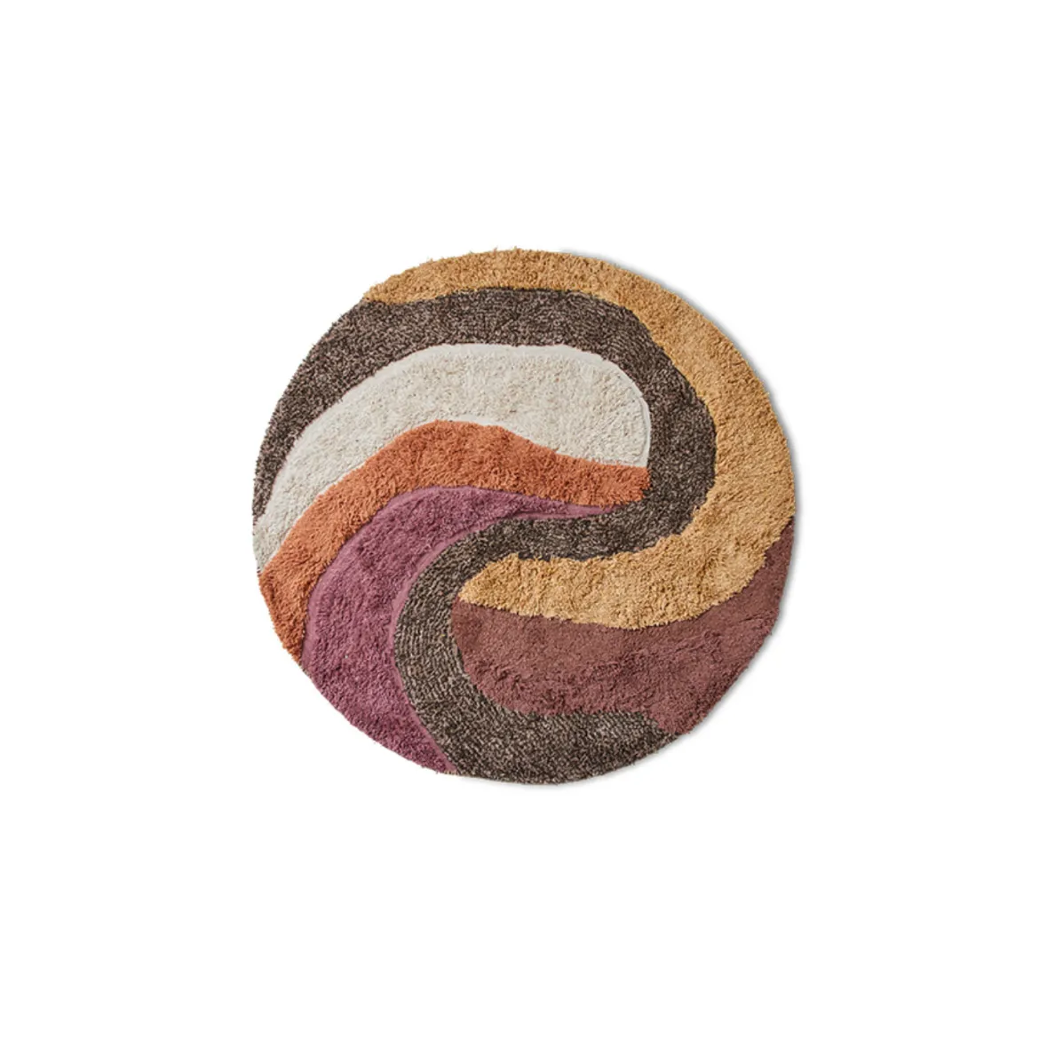 Tapis Rond Tufte - Mélangé ø150cm
