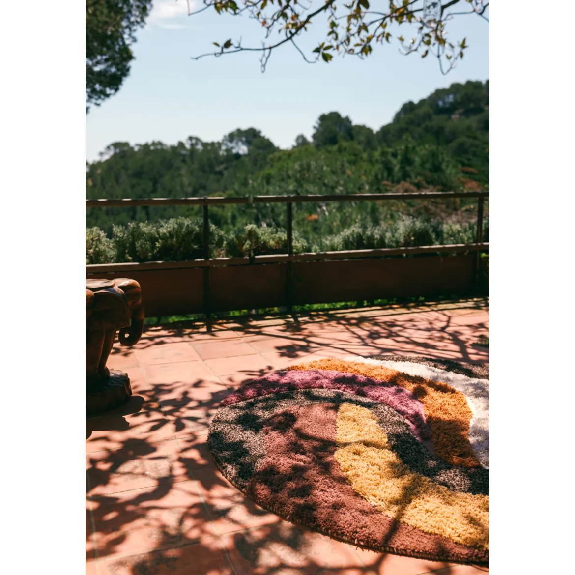 Tapis Rond Tufte - Mélangé ø150cm