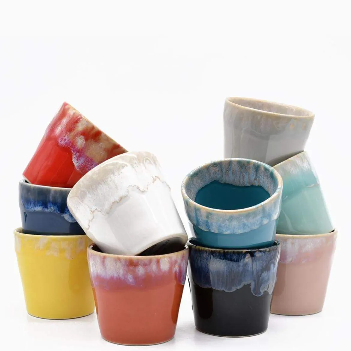 Tasse Grespresso en grès céramique - Rouge