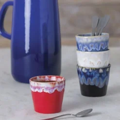 Tasse Grespresso en grès céramique - Rouge