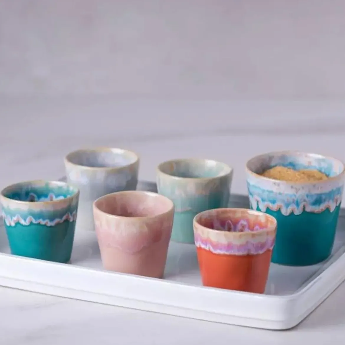 Tasse Grespresso en grès céramique - Aqua