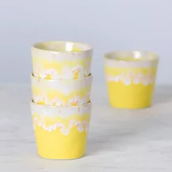 Tasse Grespresso en grès céramique - Jaune