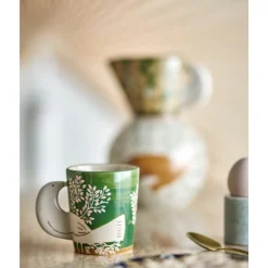 Tasse Hezha Verte Grès