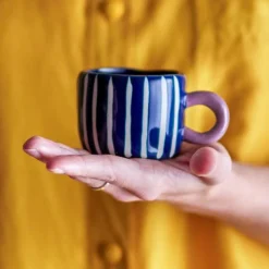 Tasse Nini - Bleu foncé Rayures