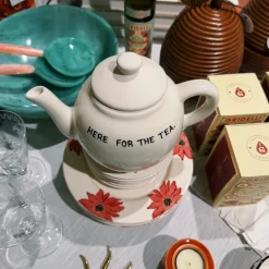 Théière Here For The Tea - Noir