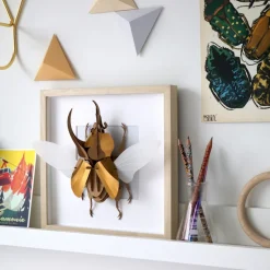 Trophée Origami Scarabée Atlas Doré