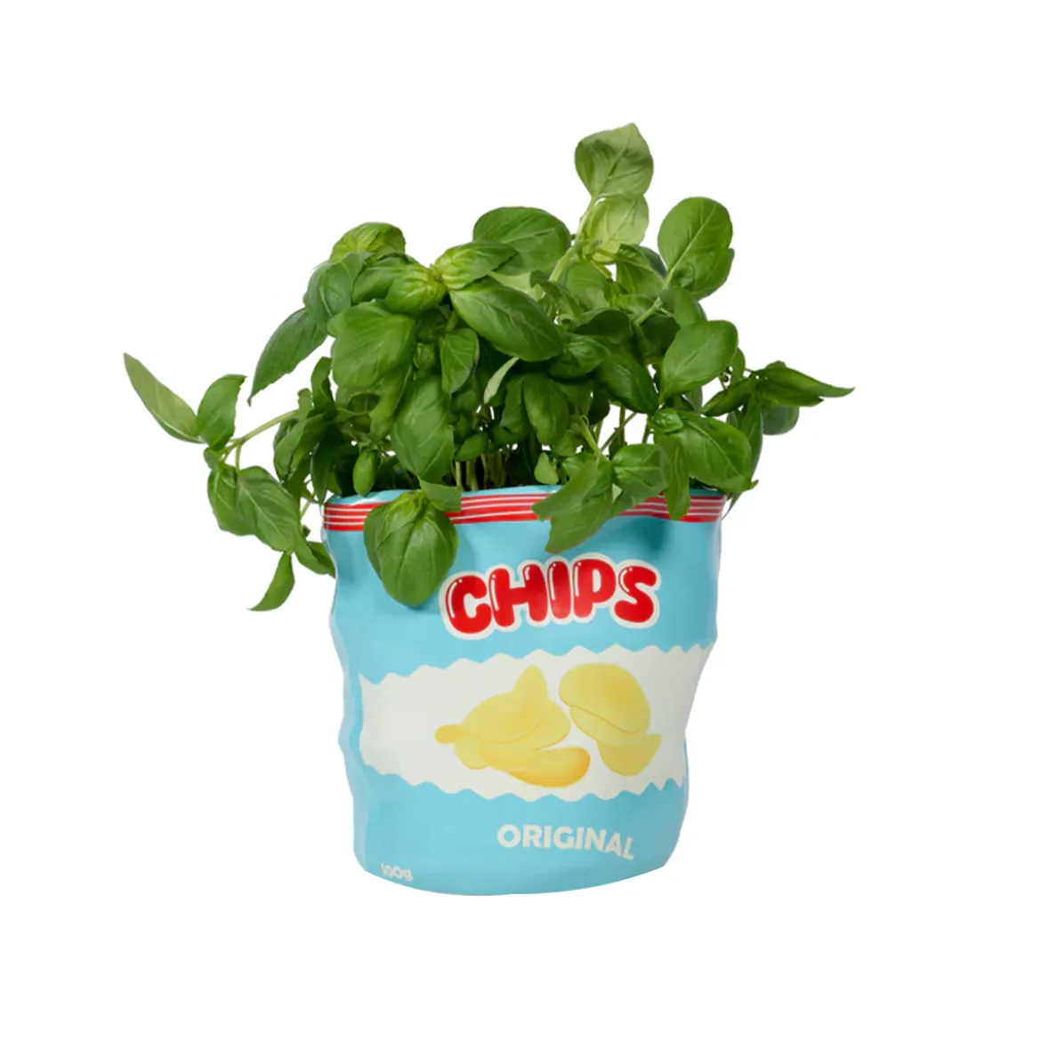 Vase Chips - Bleu
