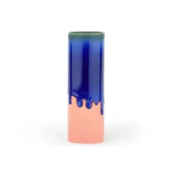 Vase Cylindre - Bleu foncé