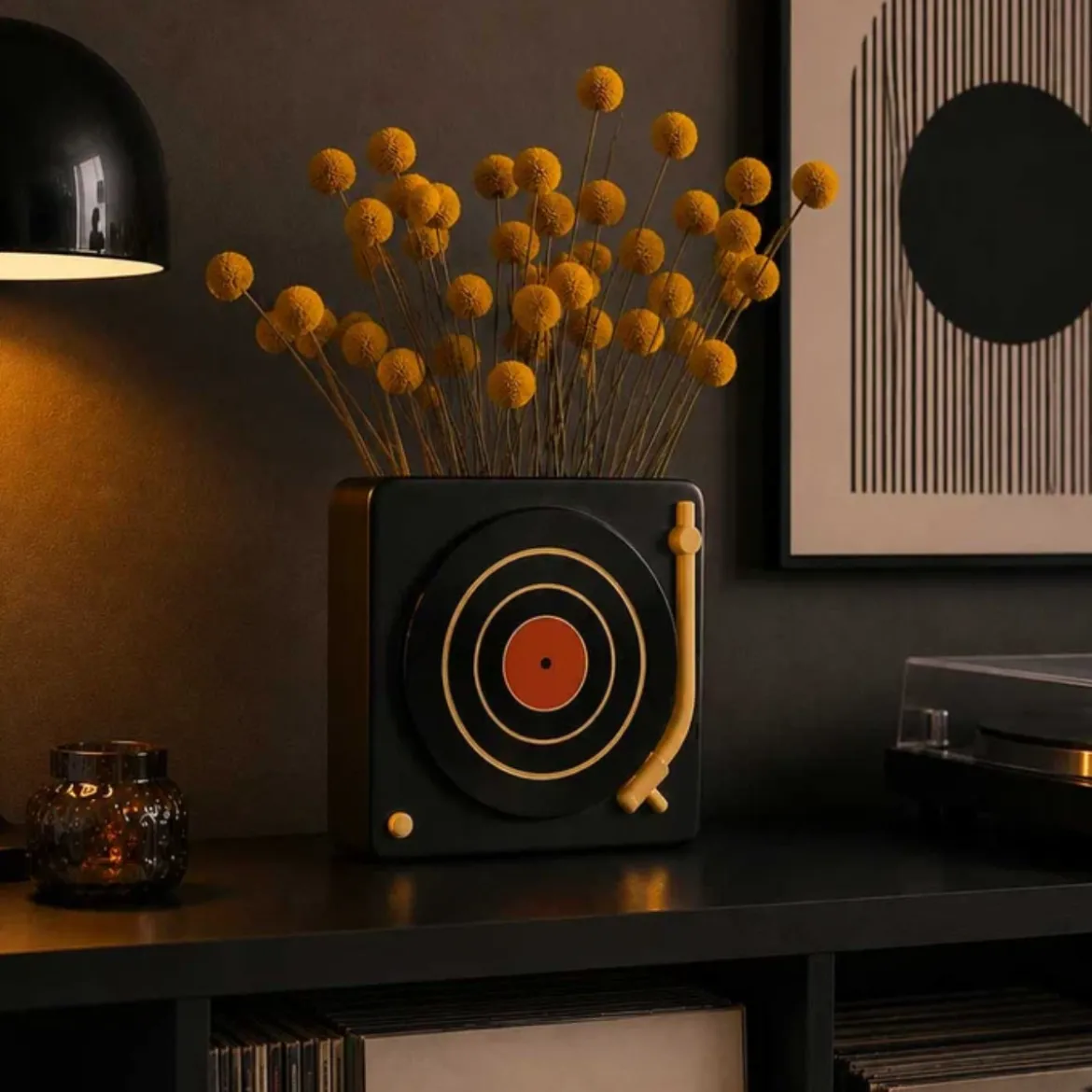 Vase DJ Vinyle