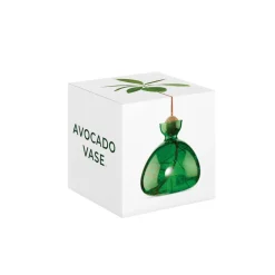 Vase en verre pour avocat