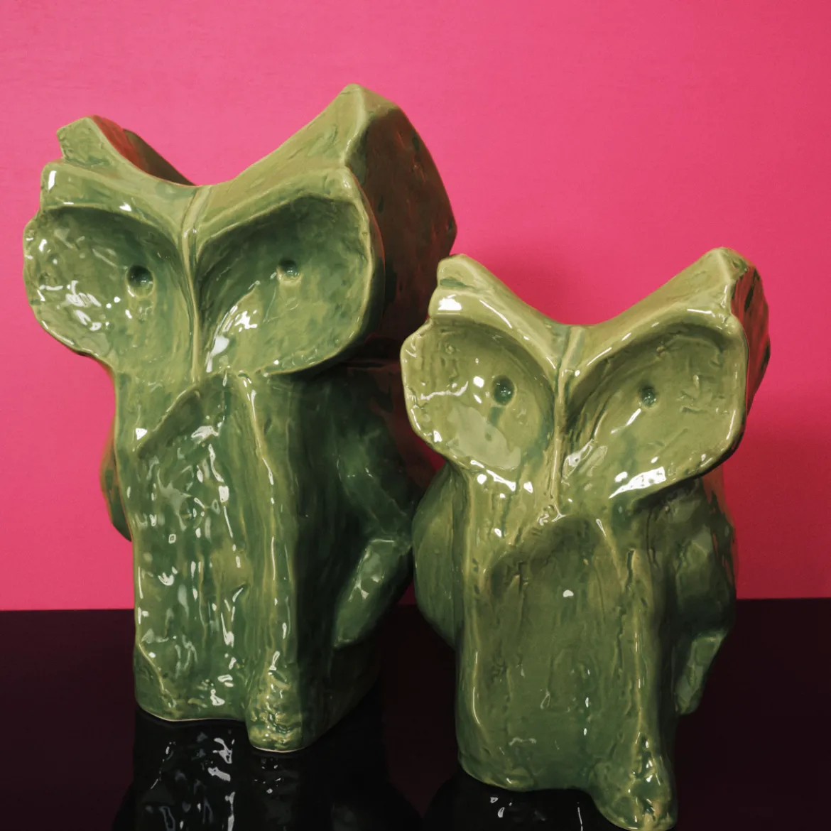 Vase Hibou After Midnight - Vert