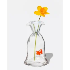 Vase Poisson rouge - L