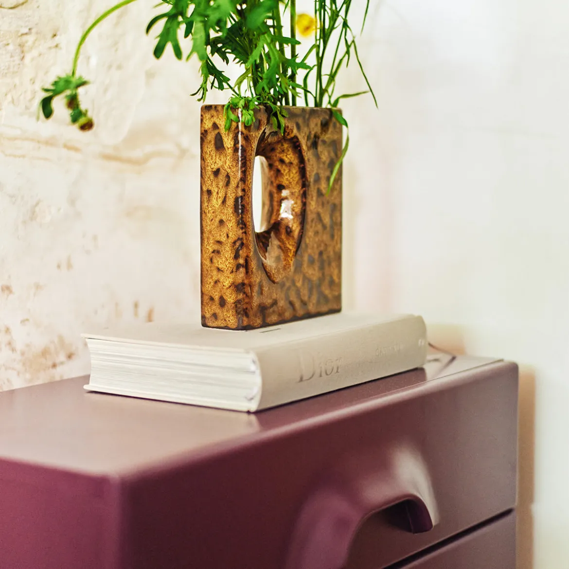 Vase Retro Olive