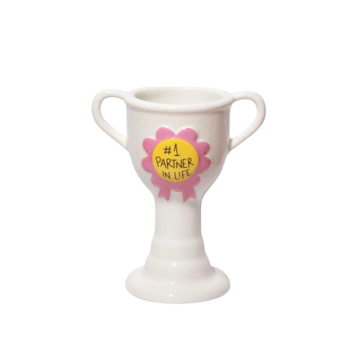 Vase Trophy #1 Partner in Life - White XS