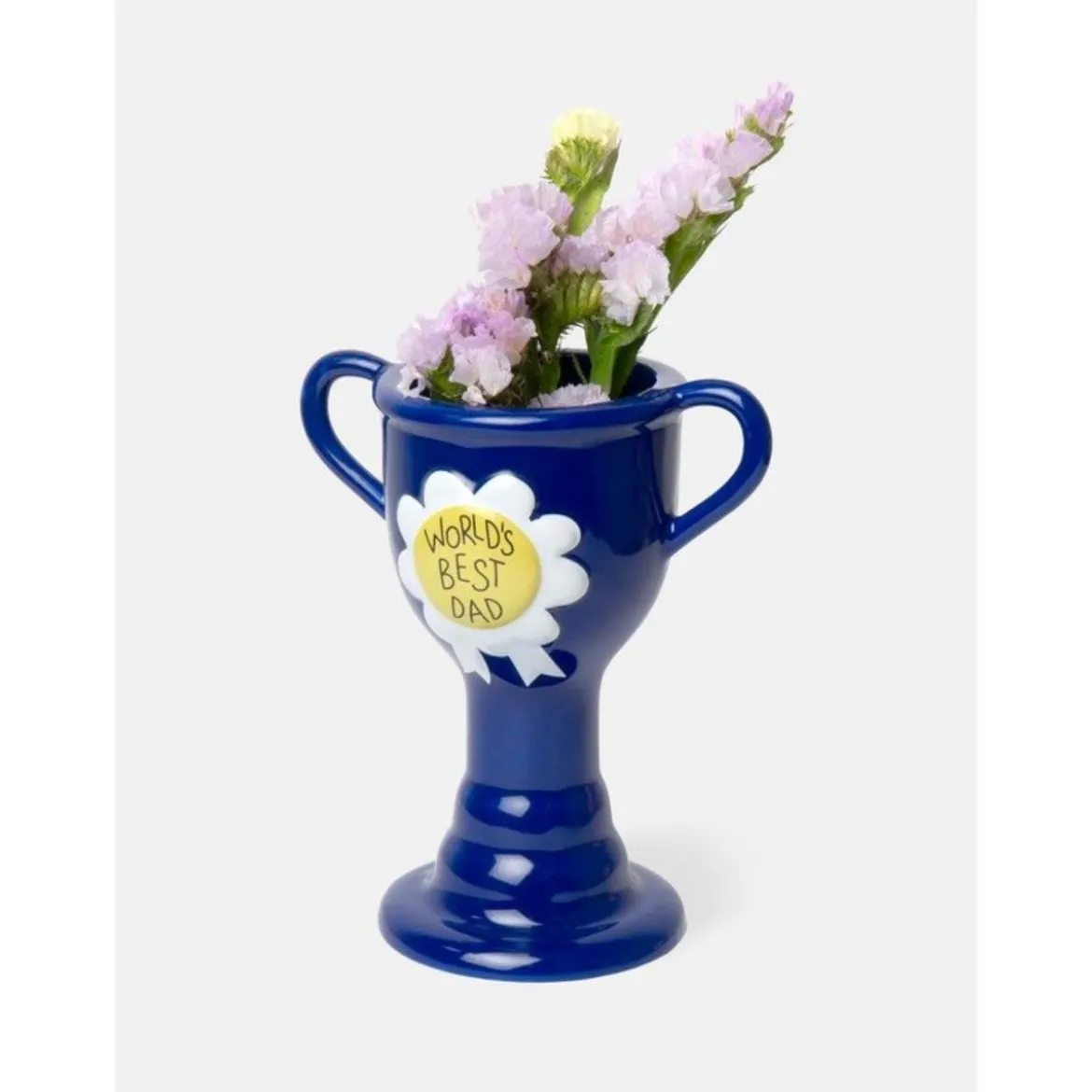 Vase Trophy World's Best Dad - Blue XS