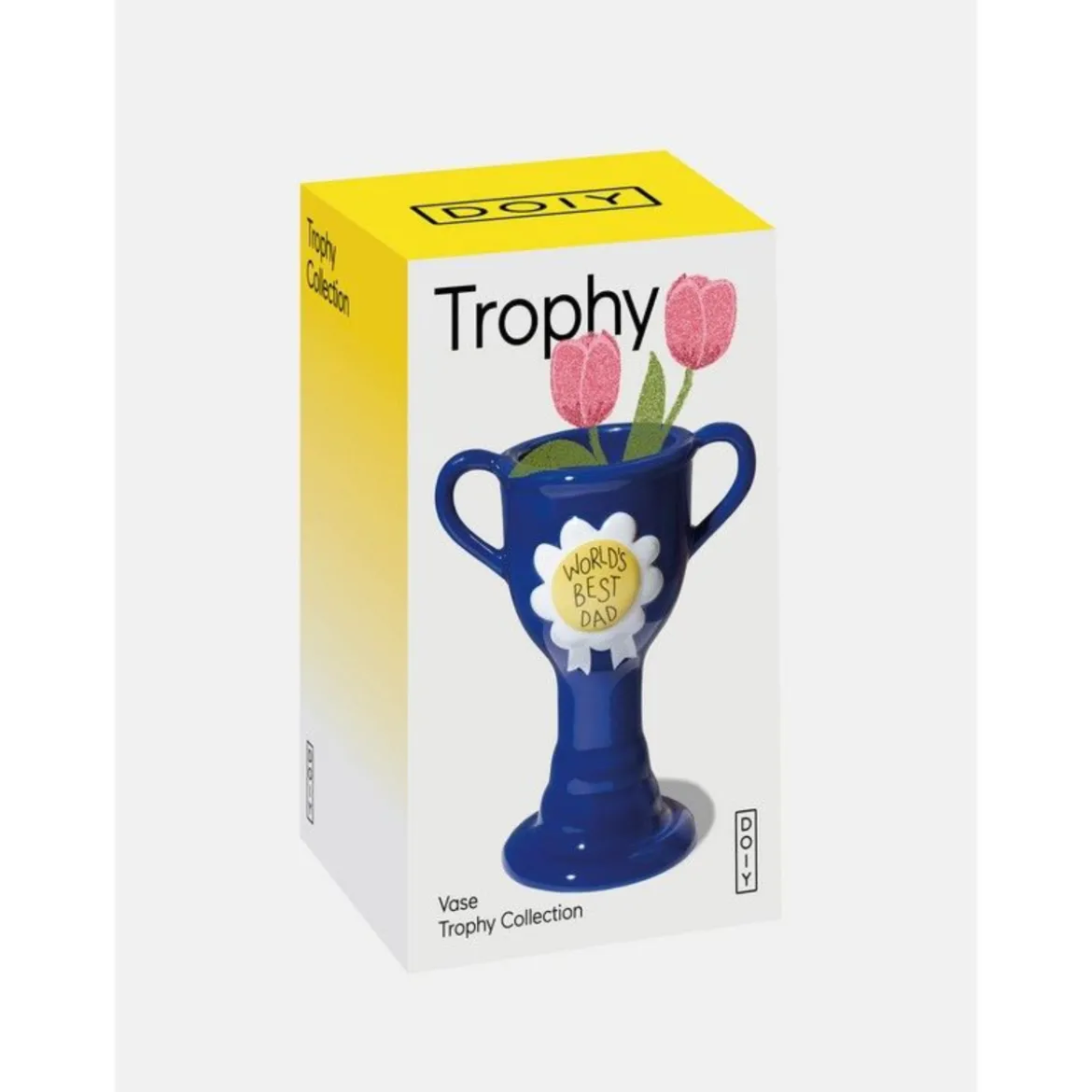 Vase Trophy World's Best Dad - Blue XS