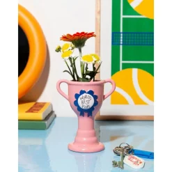 Vase Trophy World's Best Mom - Pink XS
