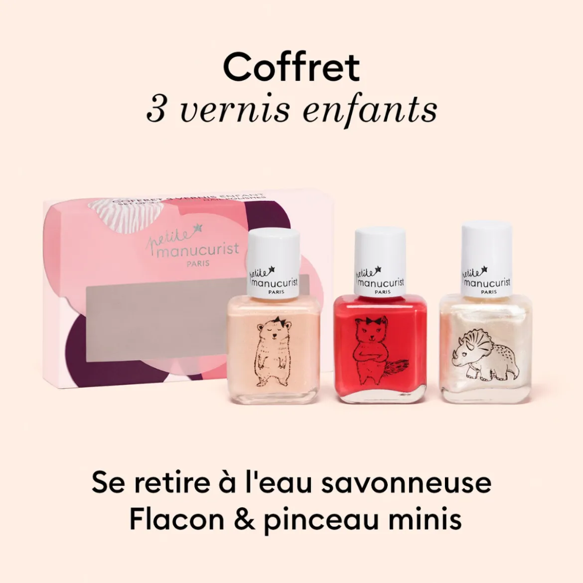 Vernis Enfant - Trio Petite Manucurist - 8ml