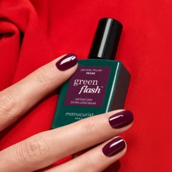 Vernis Semi-permanent LED Green Flash™ - Prune - 15 ml