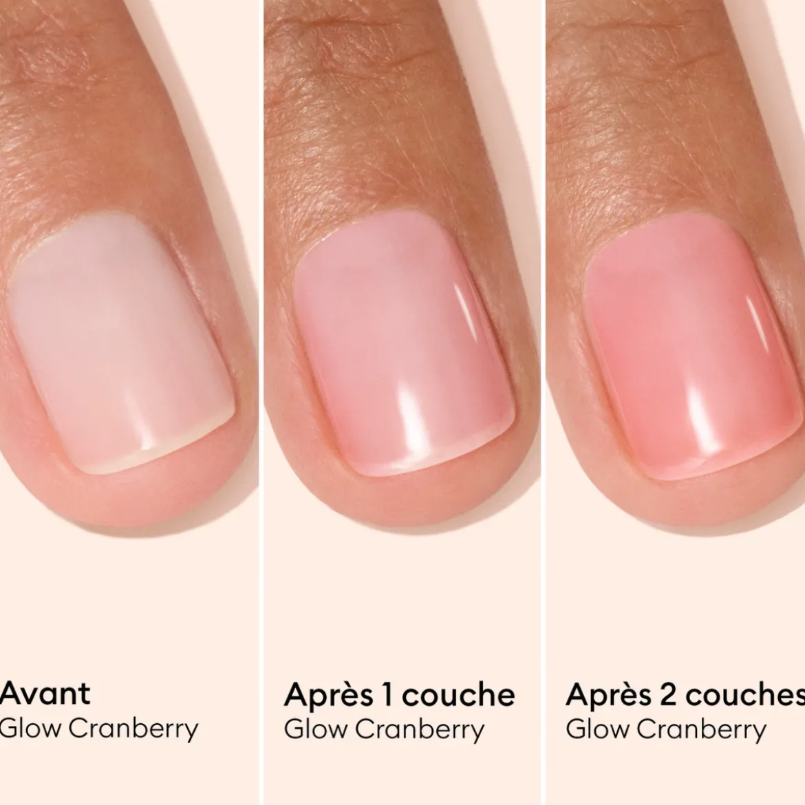 Vernis Soin Active - Glow Cranberry - 15 ml