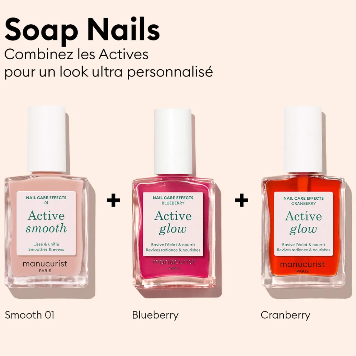 Vernis Soin Active - Glow Cranberry - 15 ml
