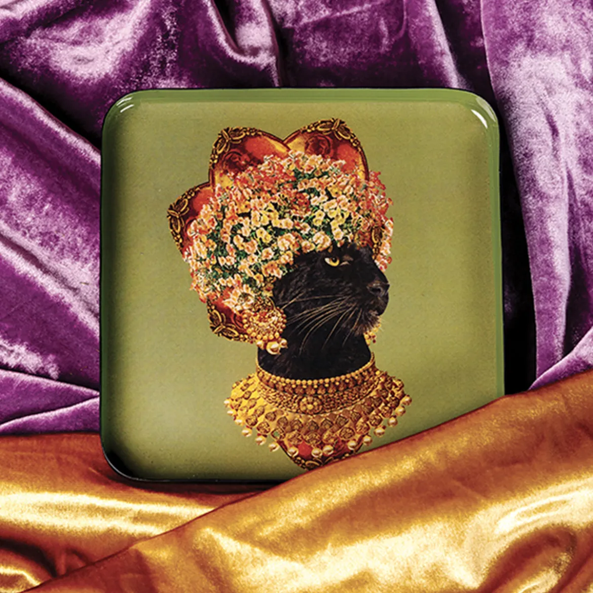 Vide-poche carré Baghera - 15 × 15 cm
