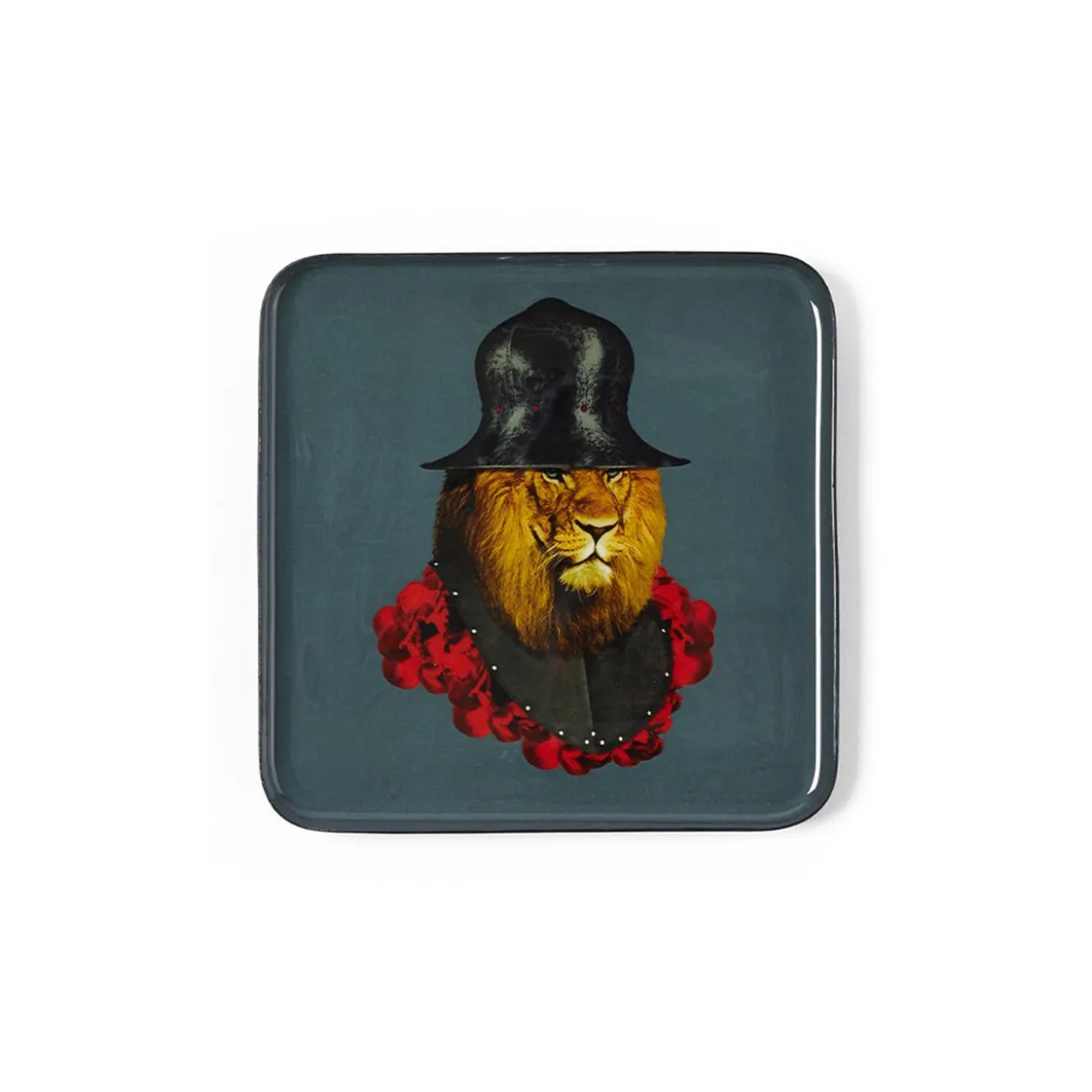 Vide-poche carré Lion Quichotte