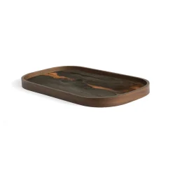 Vide-poche en verre - Bronze Organic - 42 x 24 cm