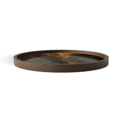 Vide-poche en verre - Bronze Organic - Ø 30 cm