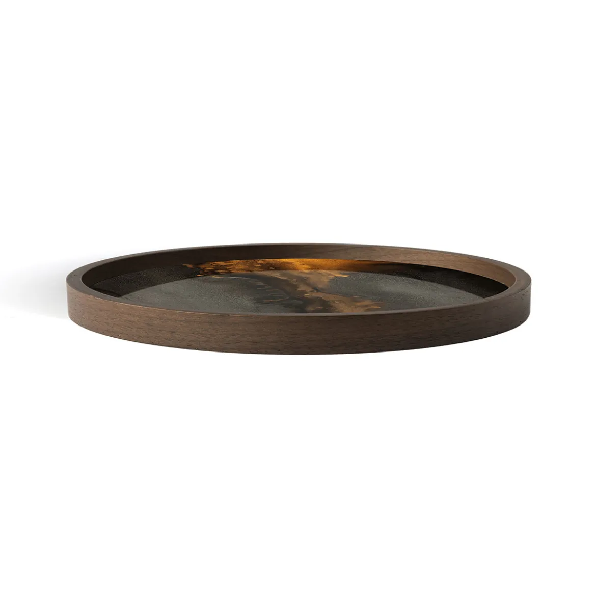 Vide-poche en verre - Bronze Organic - Ø 30 cm